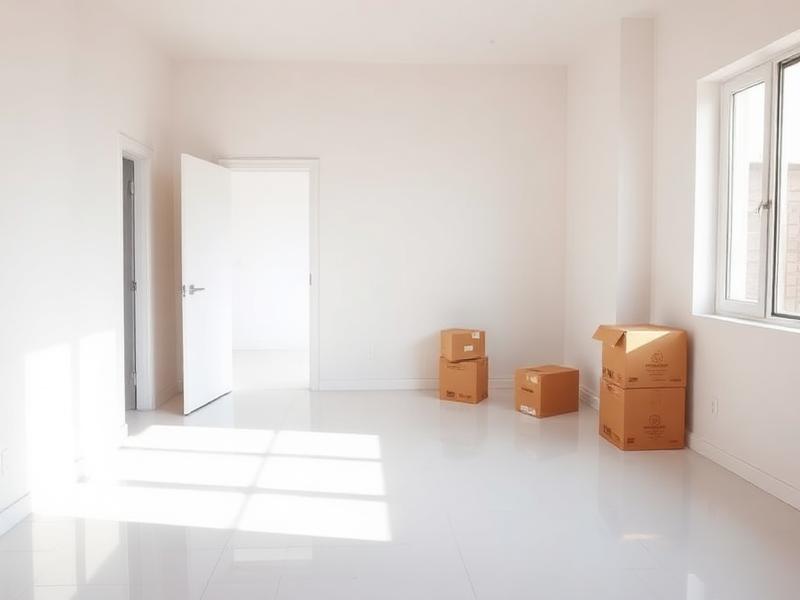 Empty, freshly cleaned apartment ready for a move-out walkthrough